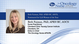 Beth Faiman, PhD, APRN-BC, AOCN, Nominated for LLS Woman of the Year