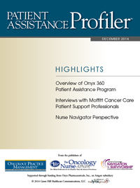 Patient Assistance Profiler - December 2014