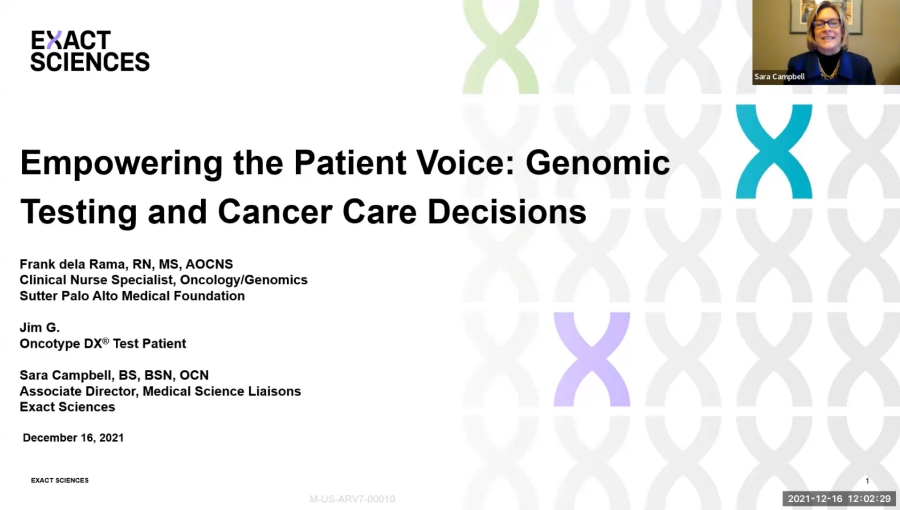 Empowering the Patient Voice: Genomic Testing and Cancer Care Decisions